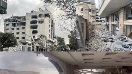 صهیونیست‌ها دفتر شبکه العالم را در غزه بمباران کردند