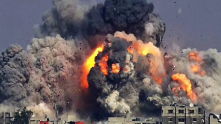 Gazze, barbar rejimin ağır bombardımanı altında