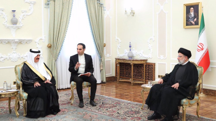 Israelische Gräueltaten im Mittelpunkt der Gespräche Präsident Raisis und des neuen saudi-arabischen Botschafters in Iran