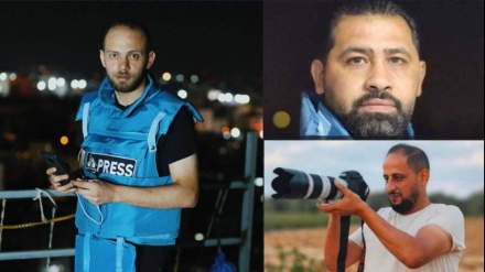 ガザ地区で、パレスチナ人ジャーナリスト３名が殉教