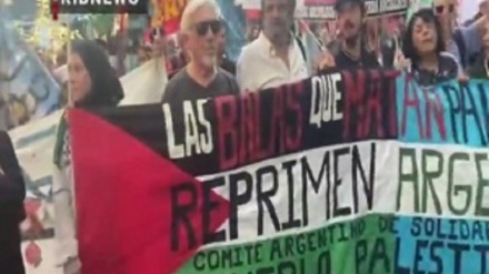 Argentinada sionistlere garşy köpçülikleýin protestler