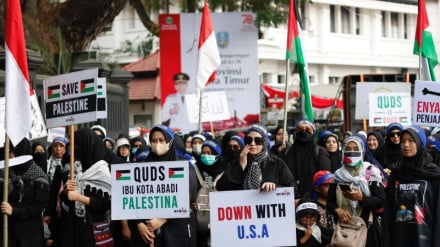 (FOTO) Raduno pro palestinese in Indonesia