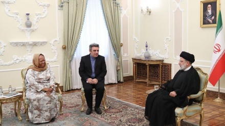 ראיסי קיבל את פני שרת החוץ של דרום אפריקה