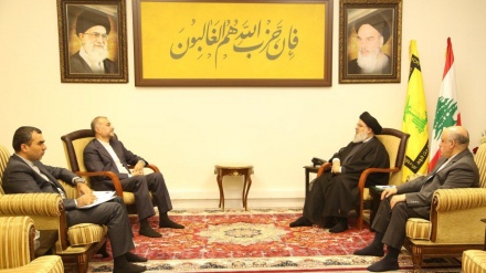 Bicarakan Palestina, Menlu Iran Bertemu Sekjen Hizbullah