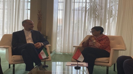 Menlu Iran dan Indonesia Bahas Upaya Hentikan Kejahatan Israel di Gaza