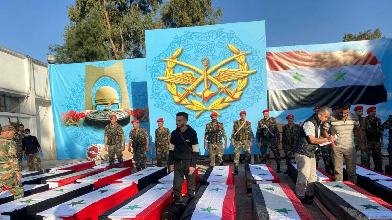 Kryhet ceremonia e varrimit të ushtarëve të ushtrisë siriane