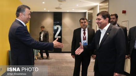 دیدار معاون اول رئیس جمهور ایران با نخست وزیر تاجیکستان