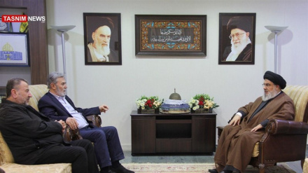 Liderët e rezistencës palestineze takohen me Sejed Hasan Nasrullah, theksojnë koordinimin e frontit të rezistencës