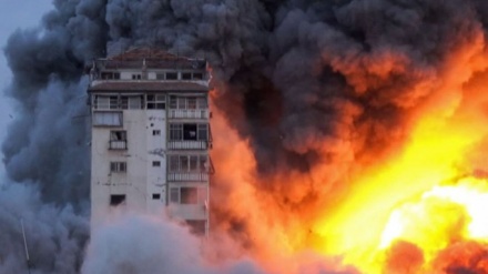 Al-Watan Tower di Gaza Rontok Diterjang Rudal Israel