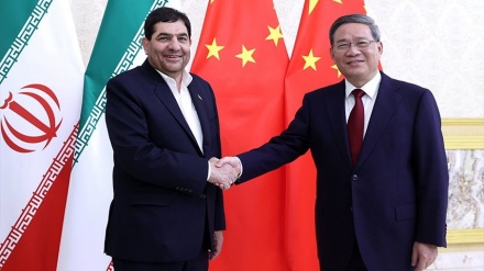 סגן נשיא איראן נפגש עם ראש ממשלת סין