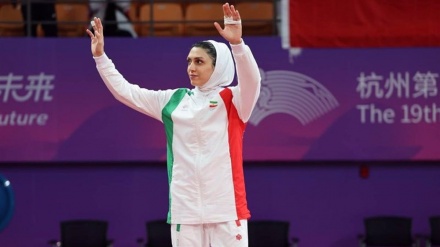 Iranian athlete Aghaei snatches silver in kurash at Hangzhou Asian Games