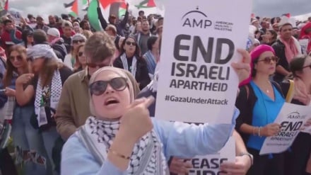 Hunderte versammeln sich in Washington und im französischen Lyon, um Gaza zu unterstützen