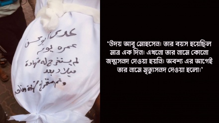 জন্মসনদের আগেই মৃত্যুসনদ দেওয়া হল ফিলিস্তিনি নবজাতককে!
