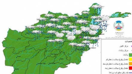      احتمال بارش برف و باران های پراکنده همراه با طوفان در 11 ولایت افغانستان