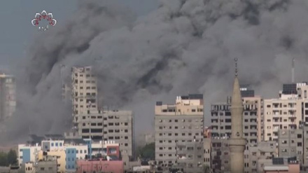 ग़ज़्ज़ा पर ज़ायोनियों के हमले और जवाब में फ़िलिस्तीनियों के राकेटों की बरसात जारी, बाइडन ने कहा गज़्ज़ा में सेना उतारने का विचार ग़लत