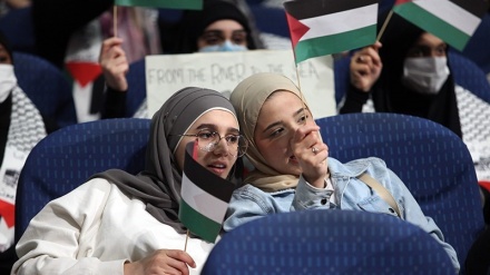 Mahasiswa Ilmu Kedokteran Iran Gelar Aksi Solidaritas Palestina (1)