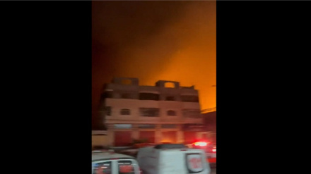 Gazze'deki El Kudüs Hastanesi'nin çevresi bombalandı