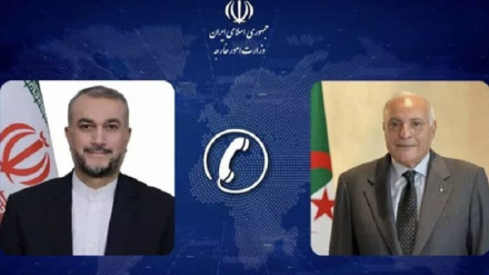 Eýranyň we Alžiriň daşary işler ministrleri Gazadaky sionistleriň jenaýatlarynyň bes edilmegini nygtadylar