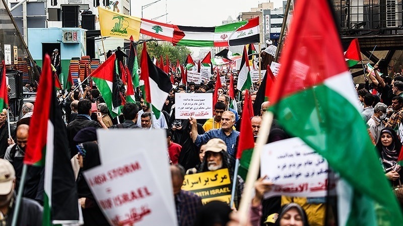 הפגנות בתמיכת הפלסטינים