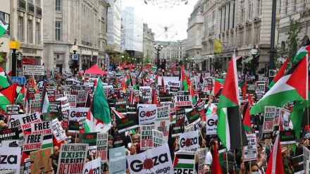 Londra'da Siyaonist Rejim karşıtlarının hamaseti