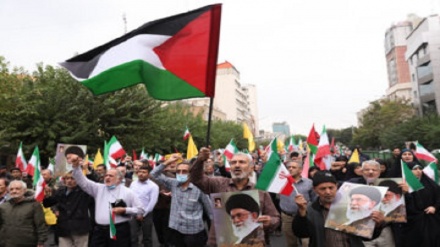 راهپیمایی مردم تهران در محکومیت جنایات رژیم صهیونیستی