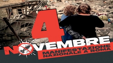 Roma, 4 novembre manifestazione “fuori l’Italia dalle guerre”  