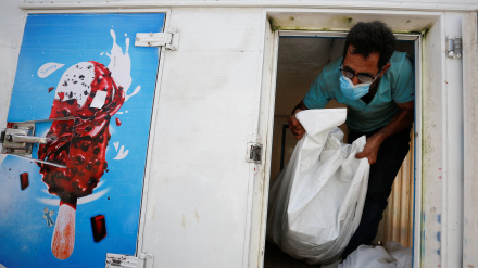 As Gaza death toll rises, bodies are stored in ice cream trucks