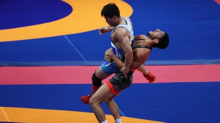 杭州アジア大会・レスリング男子、イラン人選手が銅メダル