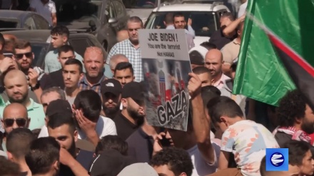 Палестинцы на оккупированном Западном Берегу проводят митинги в поддержку пострадавшего от войны сектора Газа