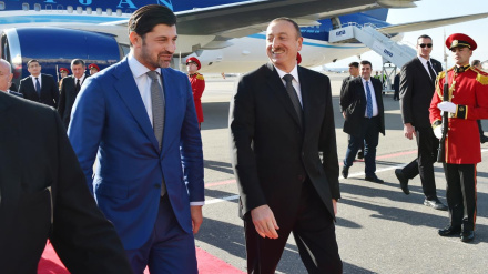 Ալիևն աշխանքային այցով ժամանել է Վրաստան