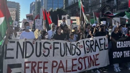 Jalanan Kota-Kota Amerika Dipenuhi Demonstran Pro-Palestina