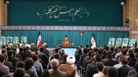 イランイスラム革命最高指導者のハーメネイー師とイランの学問エリートらの会談