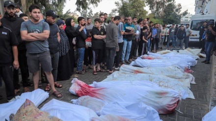 صهیونیست ها کاروانی از فلسطینیان در حال خروج از غزه را قتل عام کردند