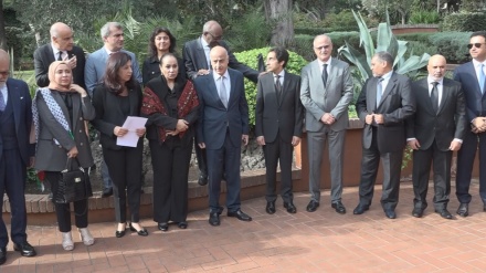 All 22 Arab ambassadors to Italy pledge support to besieged Palestinians in Gaza