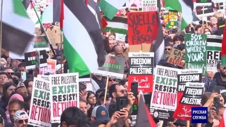 Тысячи людей маршируют в Лондоне в знак солидарности с Палестиной на фоне угроз со стороны правительства