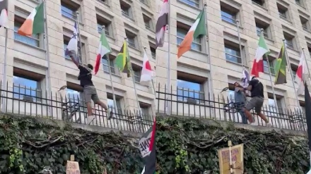 Corteo pro Palestina a Roma: rimossa bandiera di Israele + VIDEO