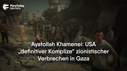 Ayatollah Khamenei: USA „definitiver Komplize“ zionistischer Verbrechen in Gaza