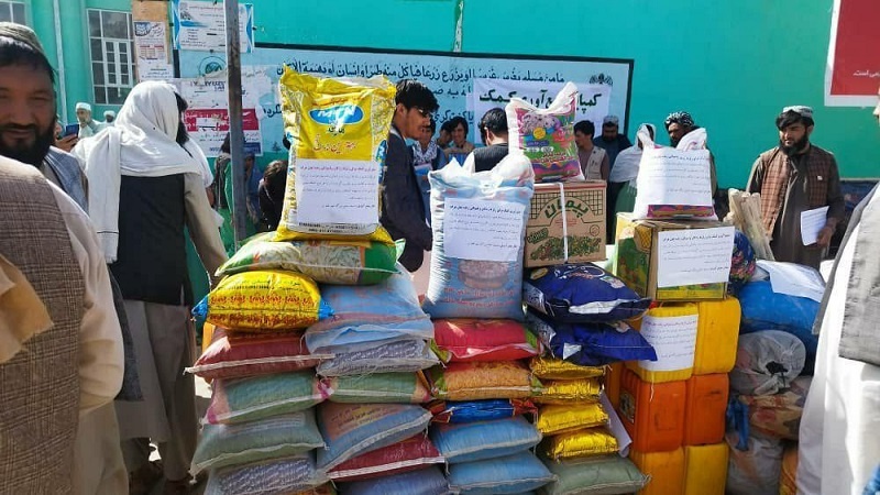 کمک های مردمی به زلزله زدگان هرات