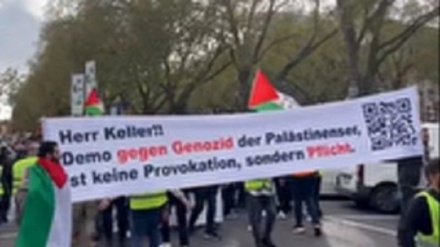 Germania, il raduno dei sostenitori del popolo palestinese ad Hannover 