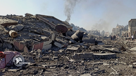 Сионистик режим қирувчи самолётлари Ғазодаги турар-жойларни бомбардимон этишни давом эттирмоқда 