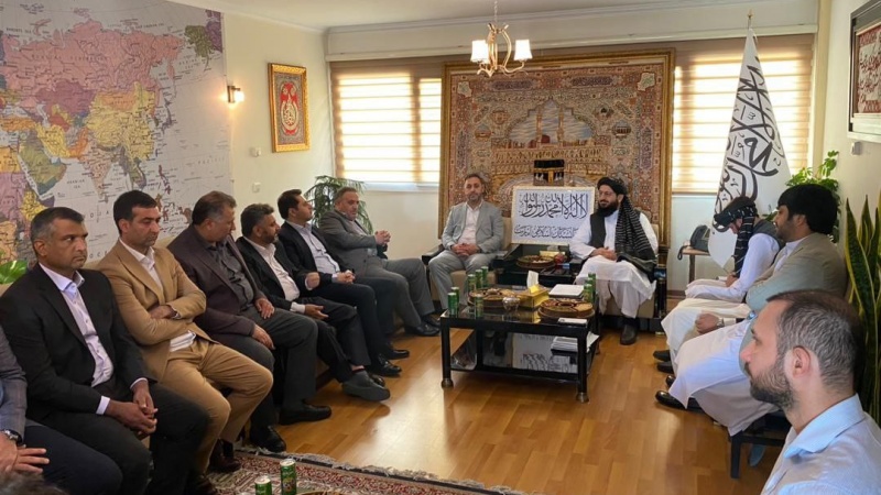 دیدار شماری از تجار ایرانی با سرپرست سفارت افغانستان در تهران