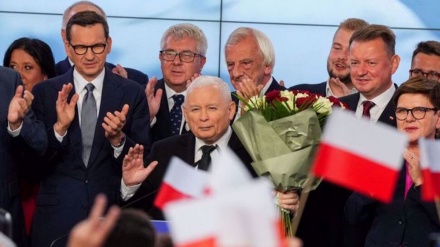 Exit poll shows Poland’s right-wing ruling party set to lose power