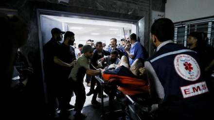 غزه، له حکومتونو سره د عامه افکارو مقابله/ اسرائیل رژیم د قدس په روغتون  هم بمبار کوي