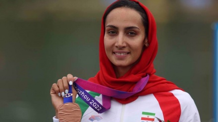  Iranian rower Kazemi gets bronze at women’s kayak single 500m in Asian Games 