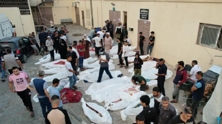 इस्राईल ने फिर कर दी अस्पताल पर बमबारी...सैकड़ों शहीद और ज़ख़्मी