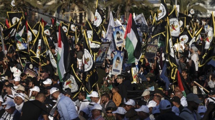  Islamic Jihad holds a mass rally in Gaza 