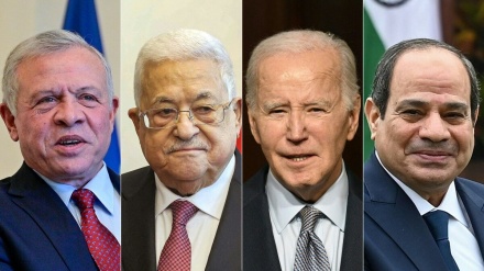 Takimi katërpalësh i Biden, Mahmud Abbas, Al-Sisi dhe mbretit Abdullah në Jordani
