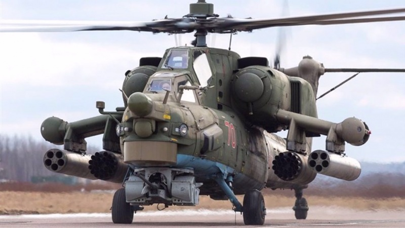 Russian-made Mil Mi-28 attack helicopter