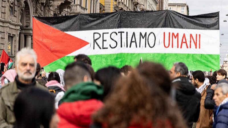 Manifestazioni in Europa per fermare il genocidio a Gaza