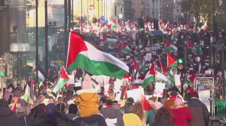 Britons march in London for full ceasefire in Gaza